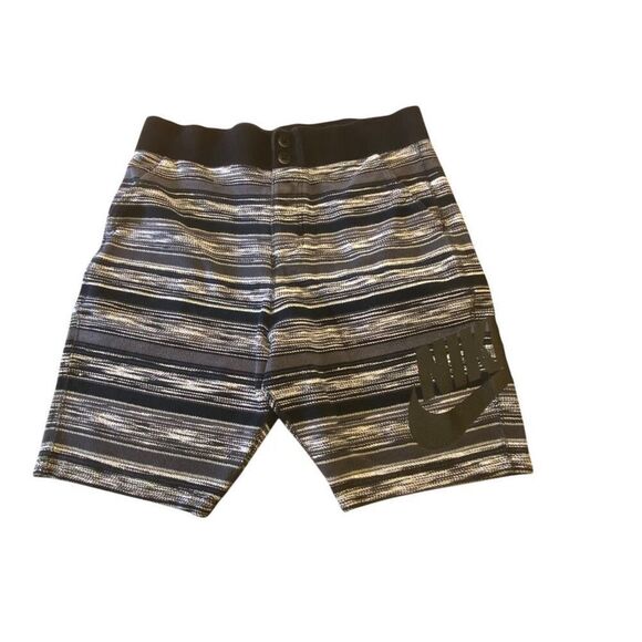 Nike Mens Multicolor Striped Knit FC Squad Aztec Navajo Sweat Shorts Size Large - Picture 2 of 6